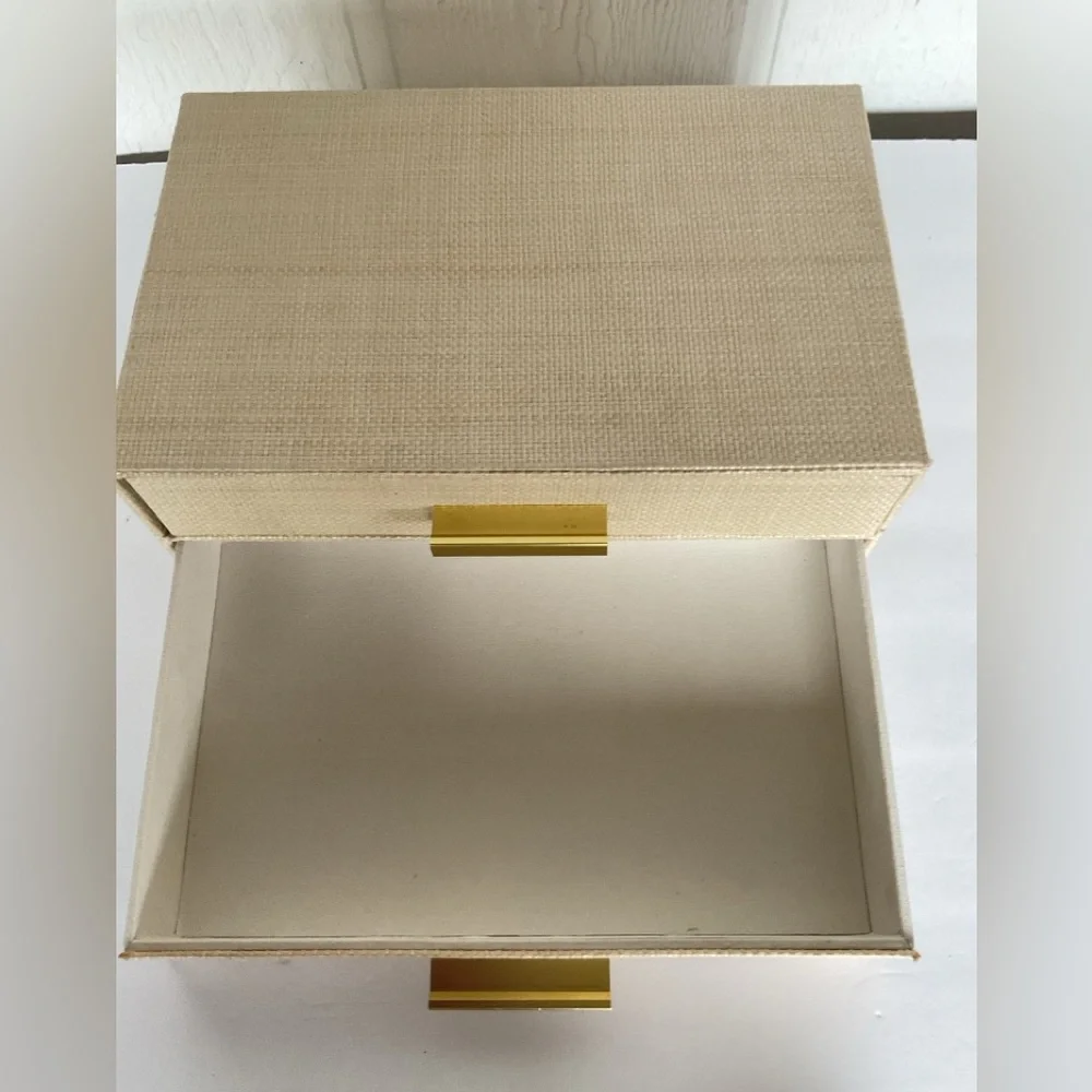 Target A New Day Cream 2 Drawer Jewelry Organizer NWT